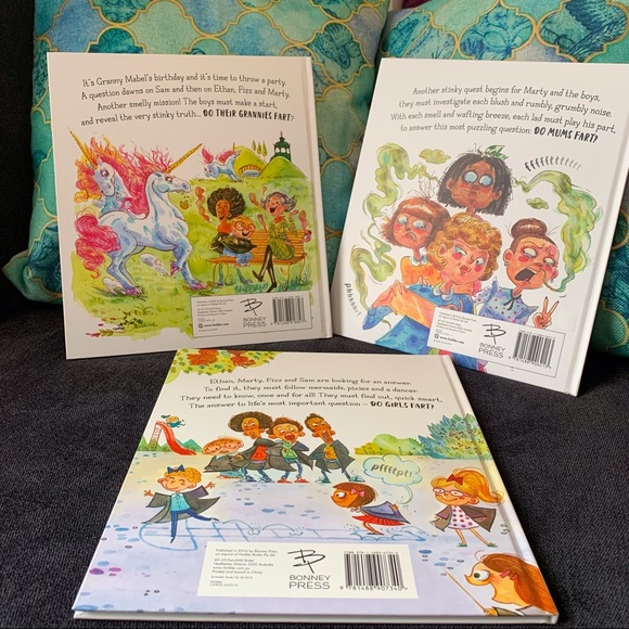 Grannies, Girls, and Moms Don’t Fart Hardcover Books (Set of 3 ) New - Picture 14 of 16